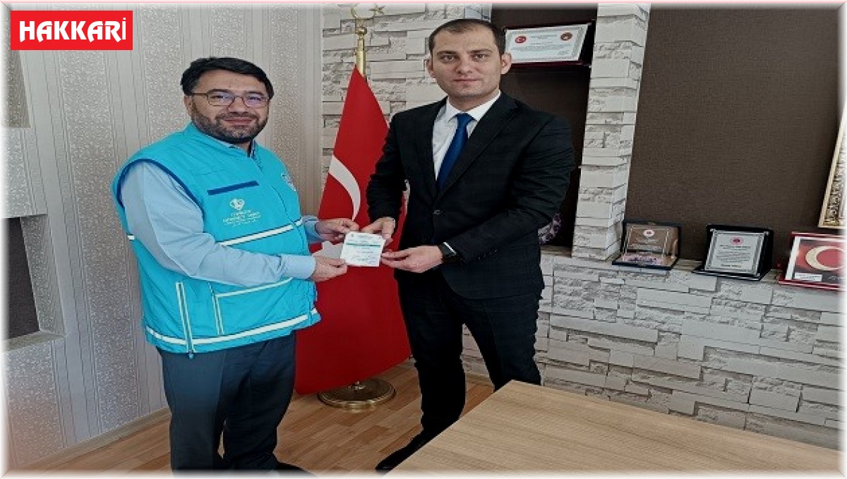 Başsavcı Ünlüsoy, TDV'ye kurban bağışında bulundu