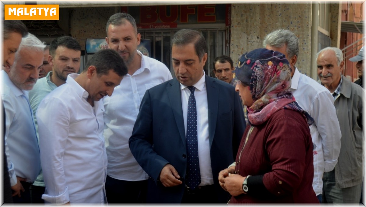 Baştürk, Şire Pazarı ve Toptancılar Sitesi esnaflarıyla buluştu