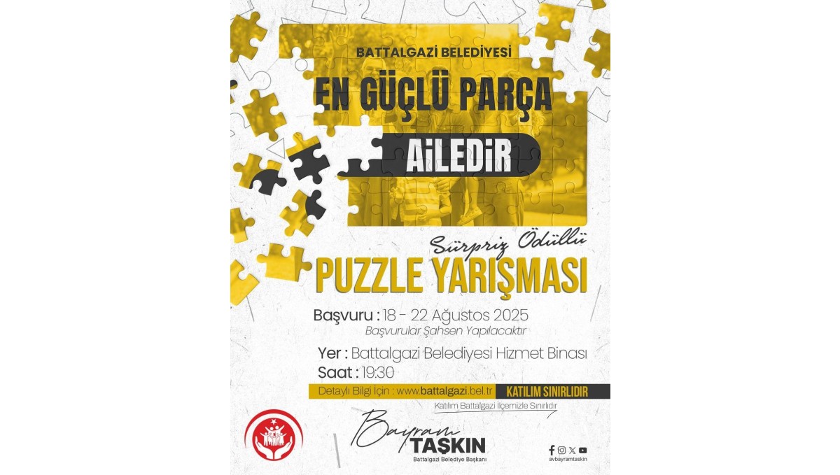 Battalgazi Aile Yılı'nda puzzle ile bir araya geliyor