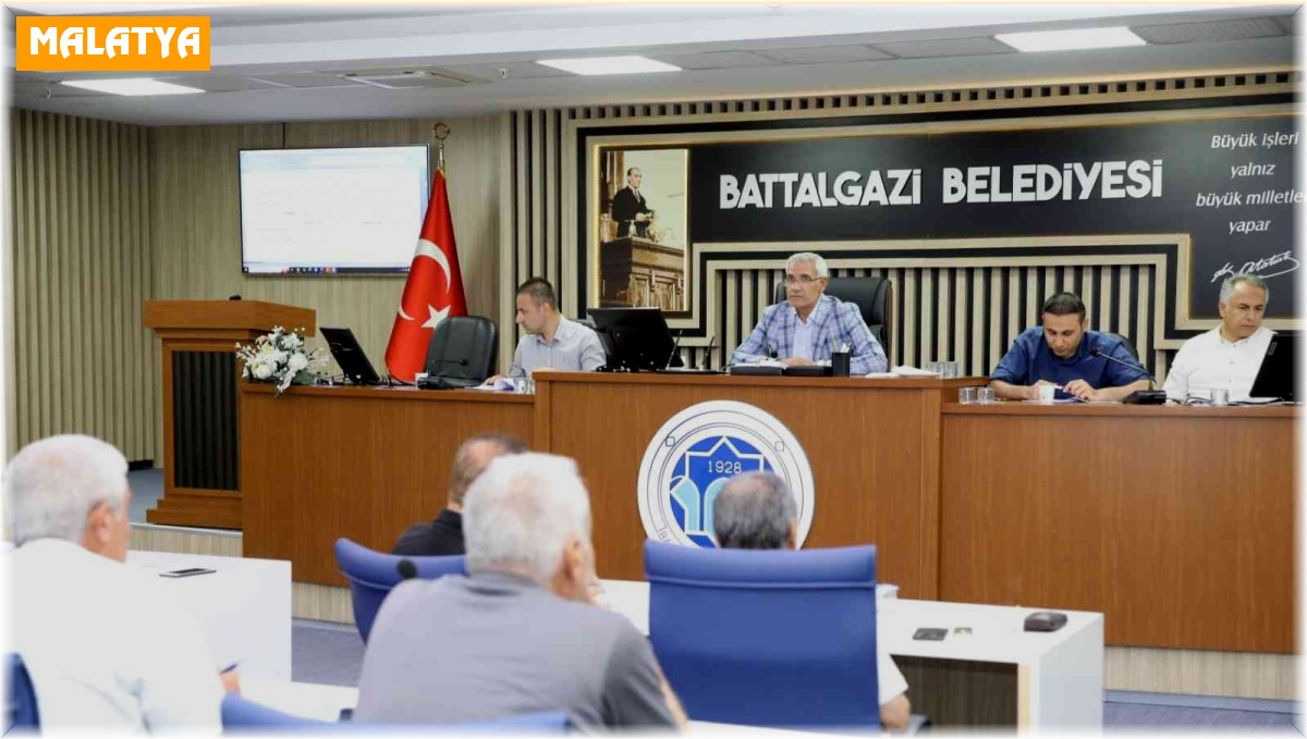 Battalgazi Belediyesi eylül ayı meclis toplantısı tamamlandı