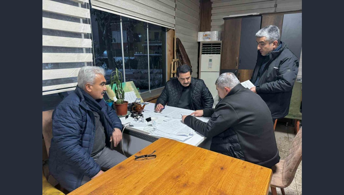 Battalgazi Belediyesi gece boyu sahadaydı