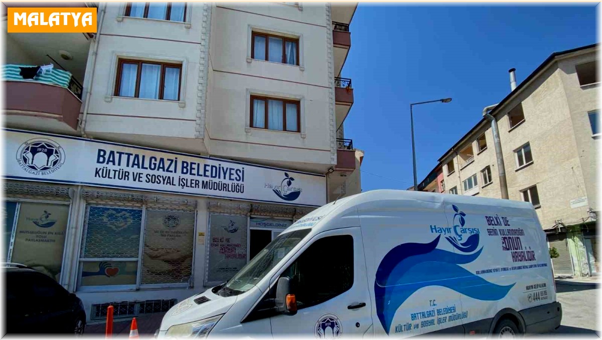 Battalgazi Belediyesi Hayır Çarşı'sından 300 bin aileye yardım