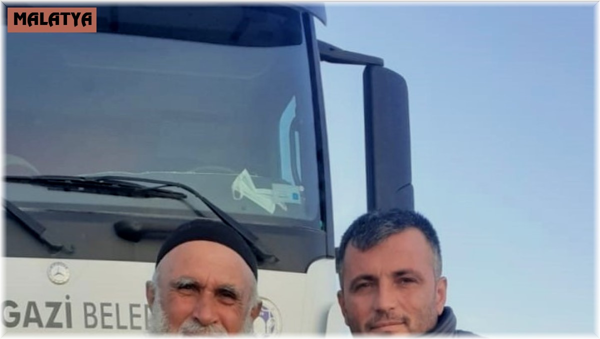 Battalgazi Belediyesi'nde görevli şoförden örnek davranış