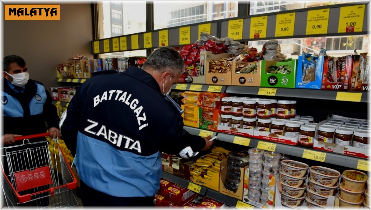 Battalgazi Belediyesi'nden marketlere KDV denetimi