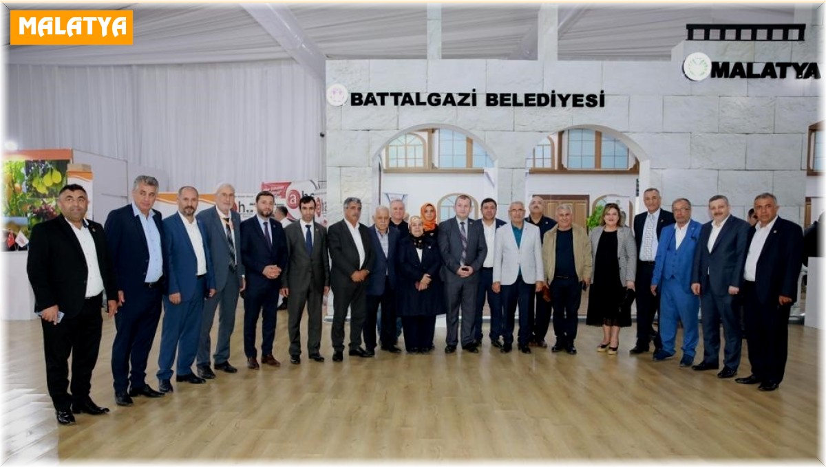 Battalgazi Belediyesi standına yoğun ilgi