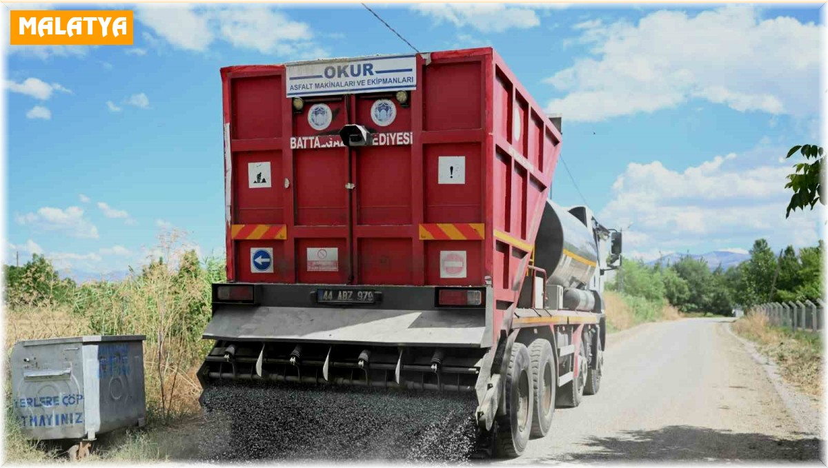 Battalgazi'de 30 kilometre sathi asfalt serimi gerçekleştirdi