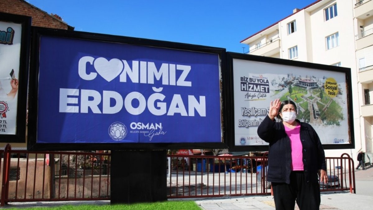Battalgazi'de Canımız Erdoğan görseli büyük ilgi gördü