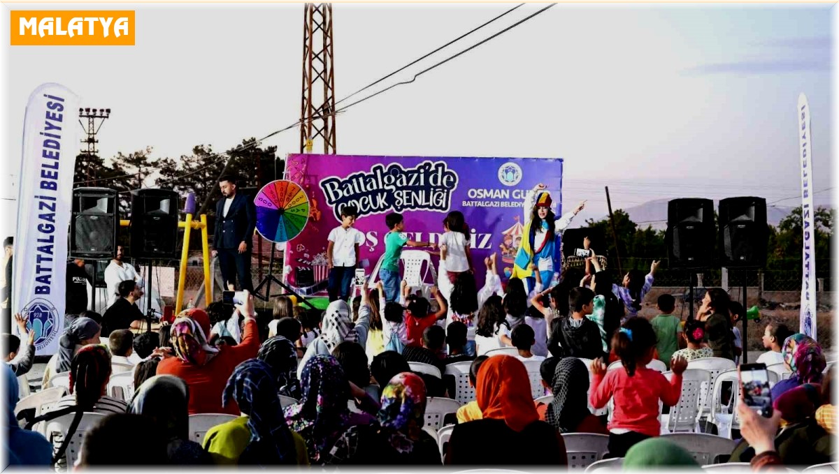 Battalgazi'de Çoçuk Şenliği düzenlendi