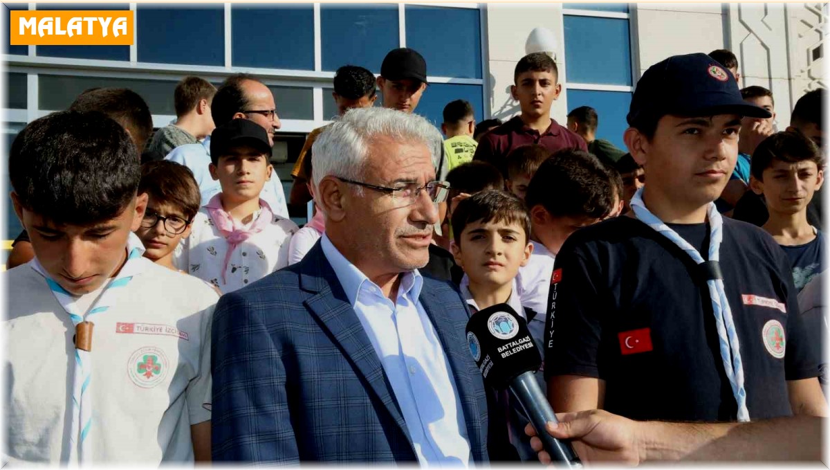 Battalgazi'de depremzede öğrencilere izcilik kampı