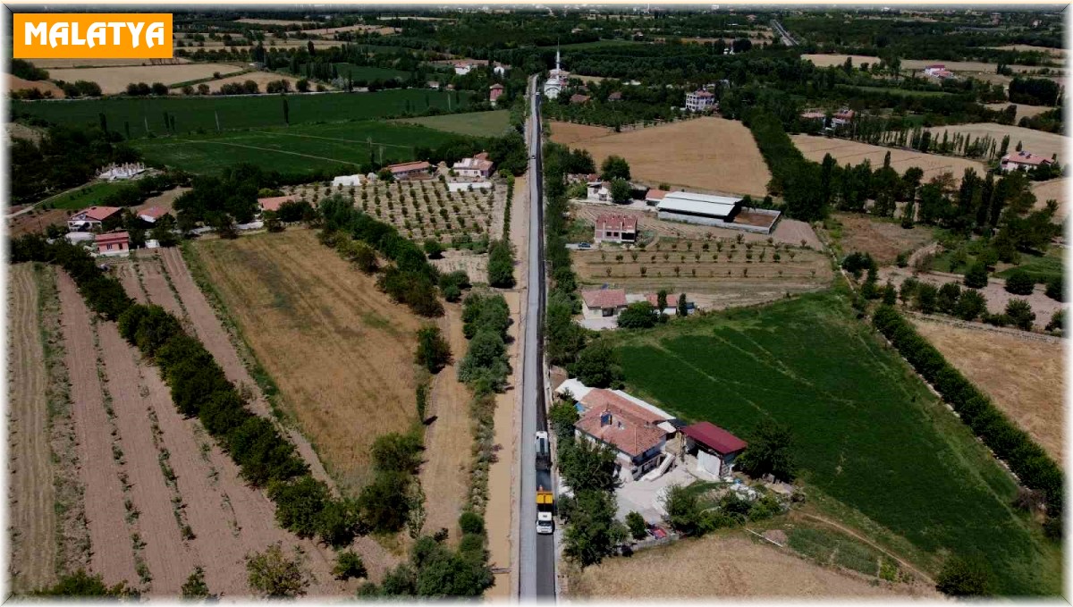 Battalgazi'de Hasırcılar Mahallesi'ne 10 km'lik asfalt serimi