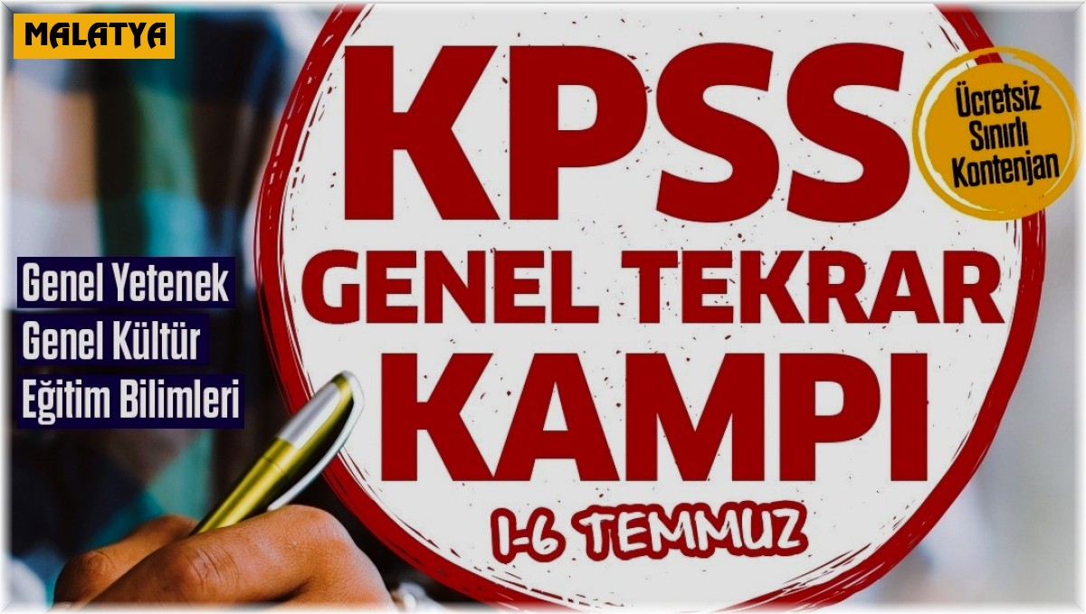 Battalgazi'de memur adaylarına eğitim desteği