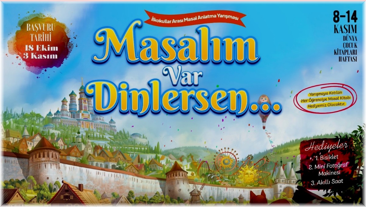 Battalgazi'de ödüllü masal anlatma yarışması