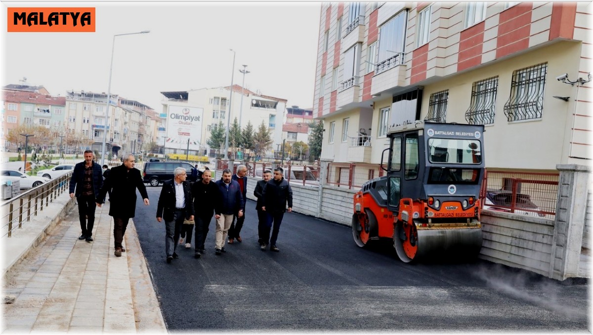 Battalgazi'de ulaşım yatırımları hız kesmiyor