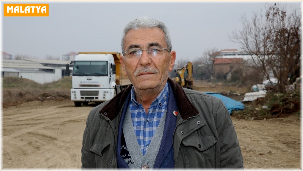 Battalgazi'de yeni imar yolu açma çalışmaları sürüyor