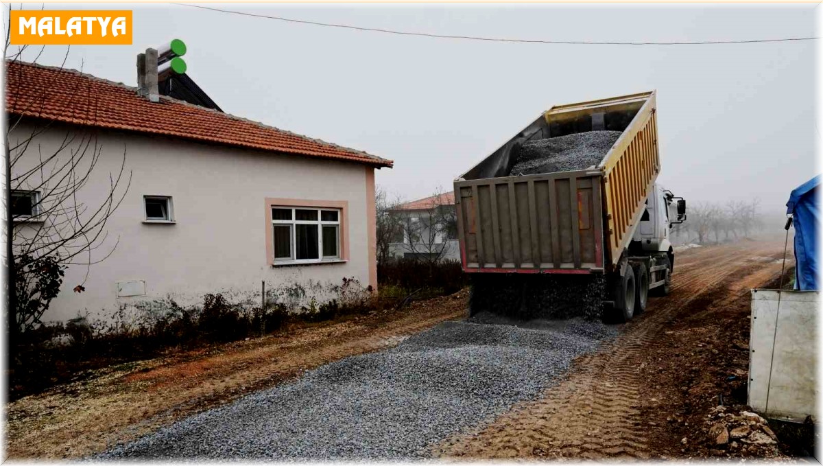 Battalgazi'de yol çalışmaları sürüyor