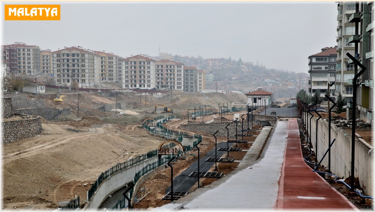 Battalgazi'deki derme deresi projesi 2023'de hizmete sunulacak