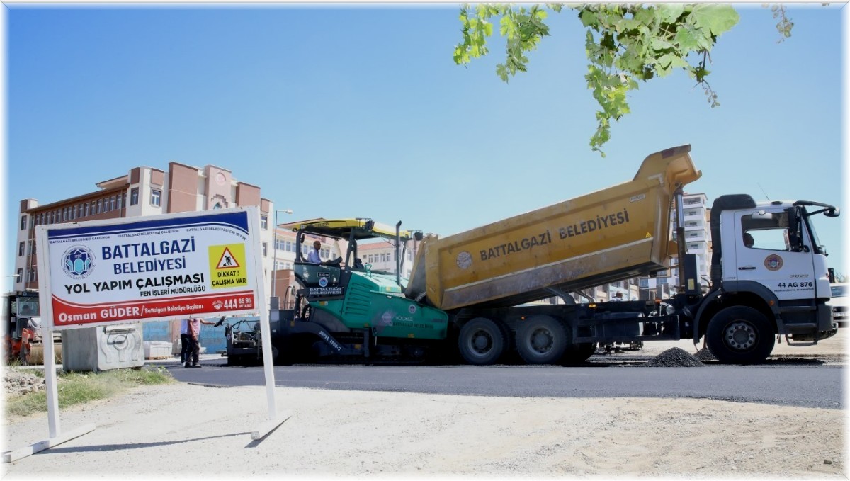 Battalgazi'deki göz kamaştıran ulaşım yatırımları sürüyor