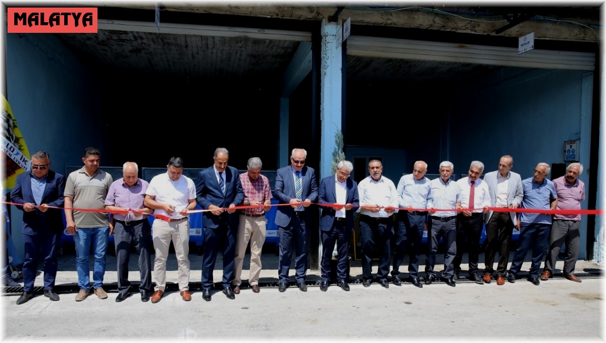 Battalgazi'deki ilk Atık Getirme Merkezi hizmete girdi