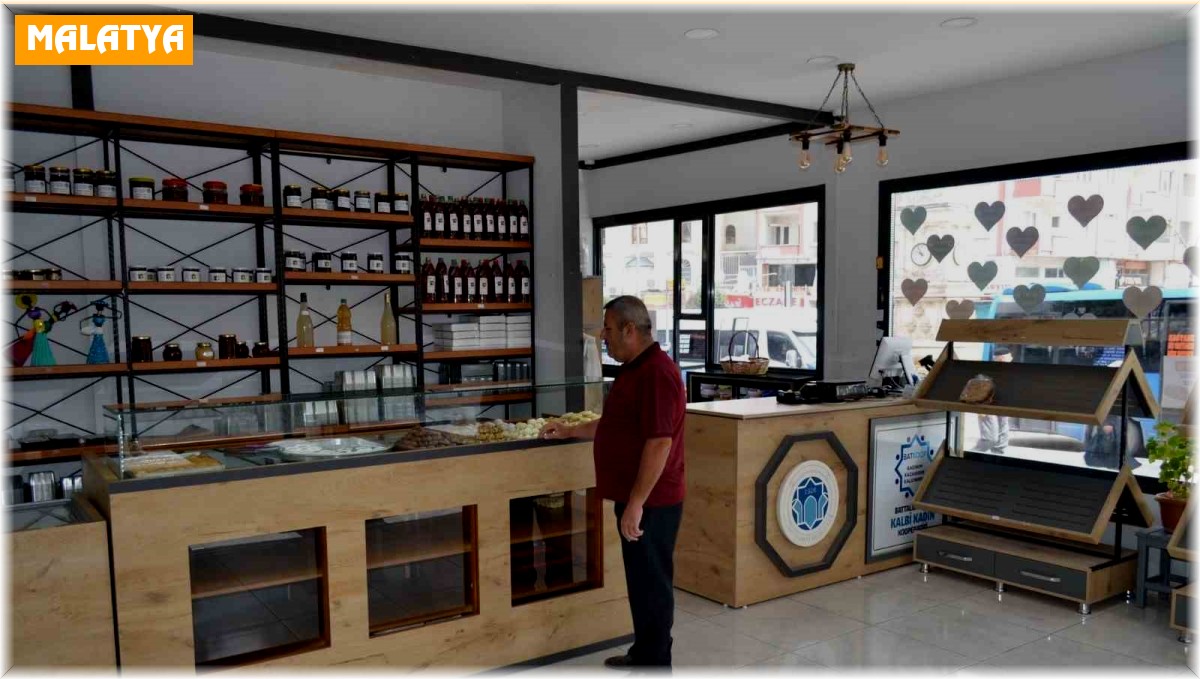 Battalgazi'deki kadın kooperatifi üretime devam ediyor