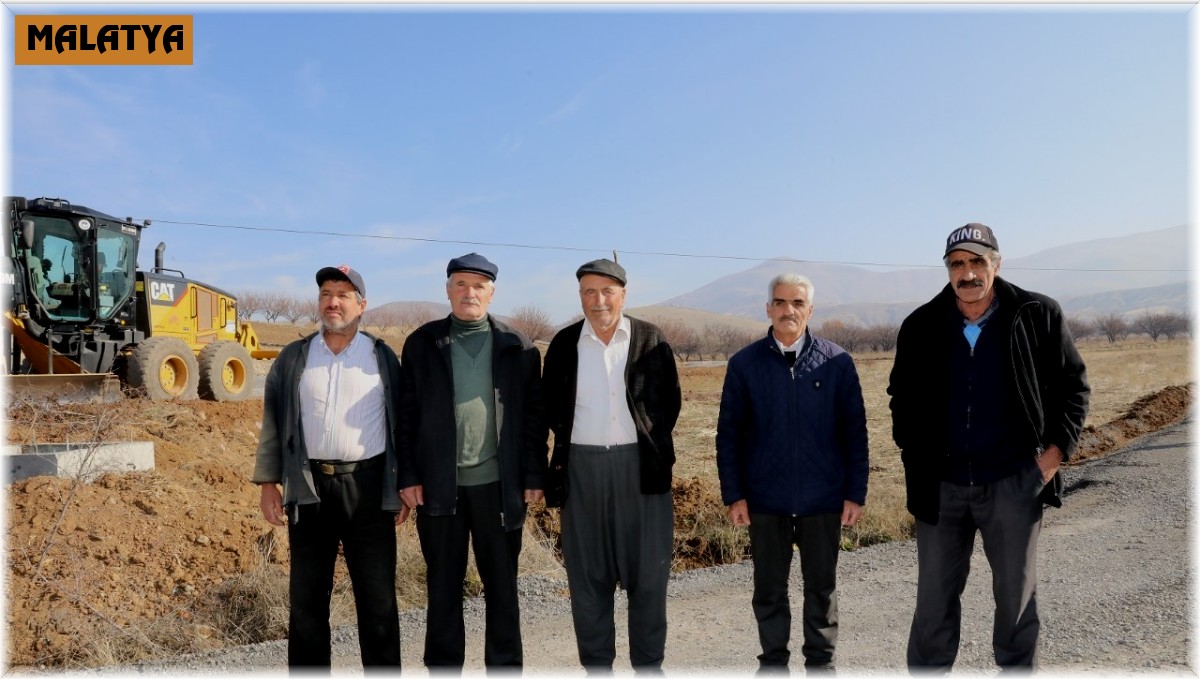 Battalgazi'deki kırsal bölgelere yatırımlar sürüyor