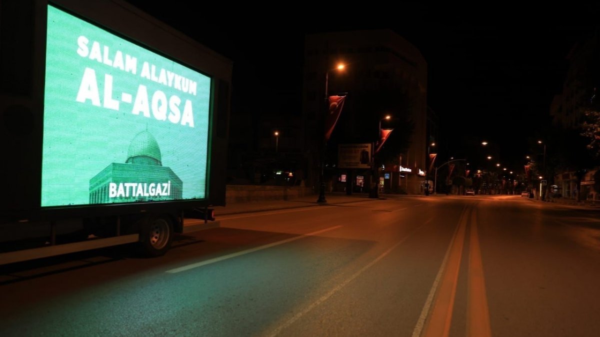 Battalgazi'den Filistin'e selamlı destek