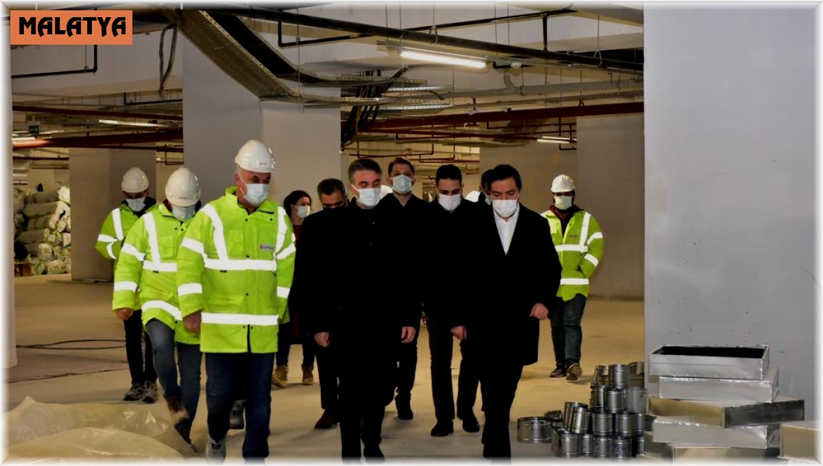 Battalgazi Devlet Hastanesi inşaatının yüzde 98'i tamamlandı