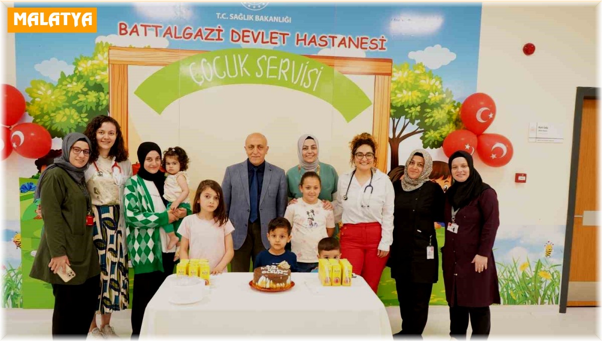 Battalgazi Devlet Hastanesi'nde 23 Nisan coşkusu