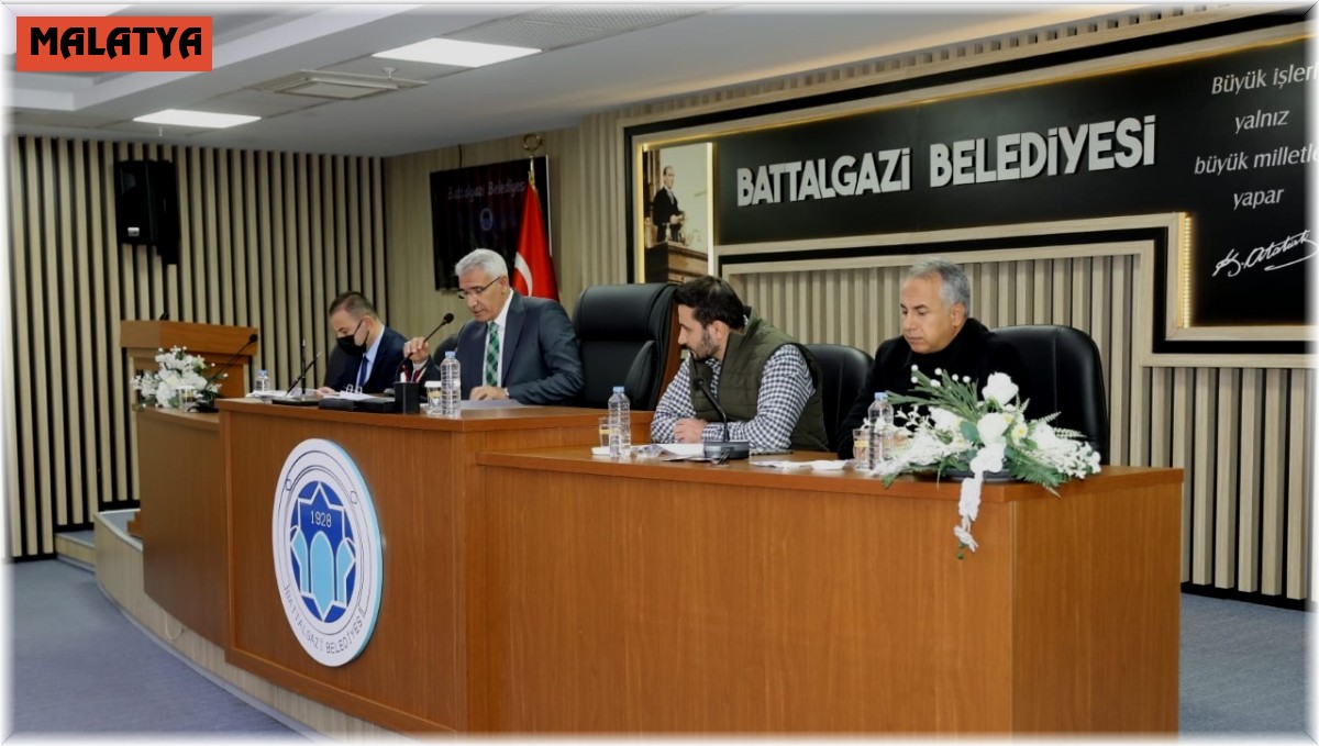 Battalgazi meclisi, aralık ayı olağan toplantısı tamamlandı