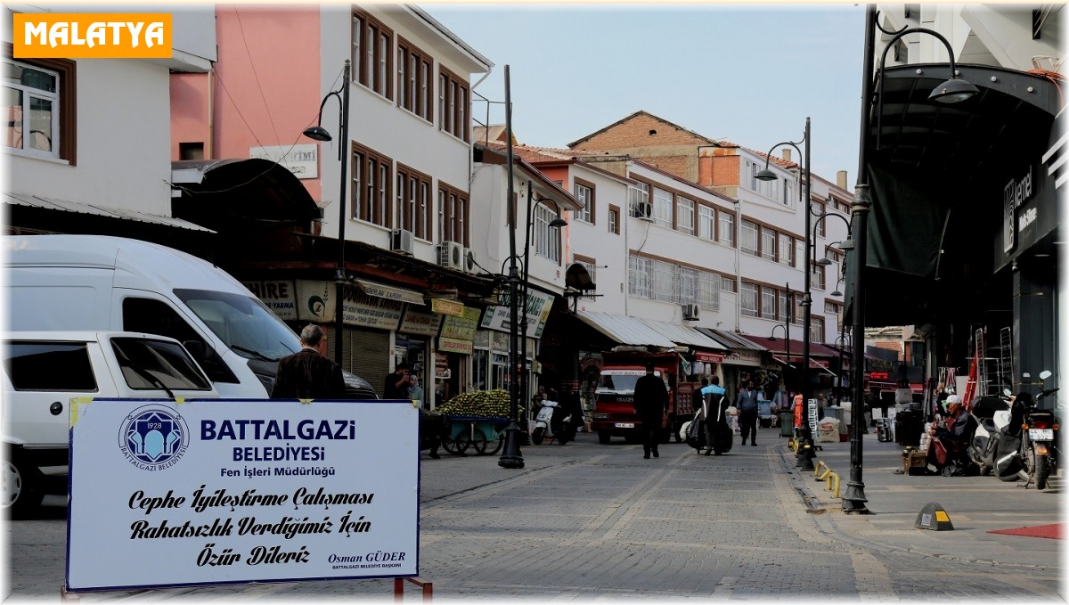 Battalgazi sokaklarında yenileme çalışmaları sürüyor