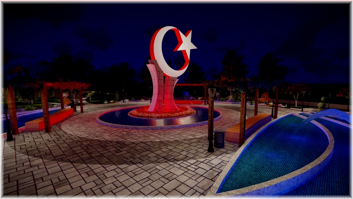 Battalgazi'ye ay-yıldız anıtlı parkyapılacak