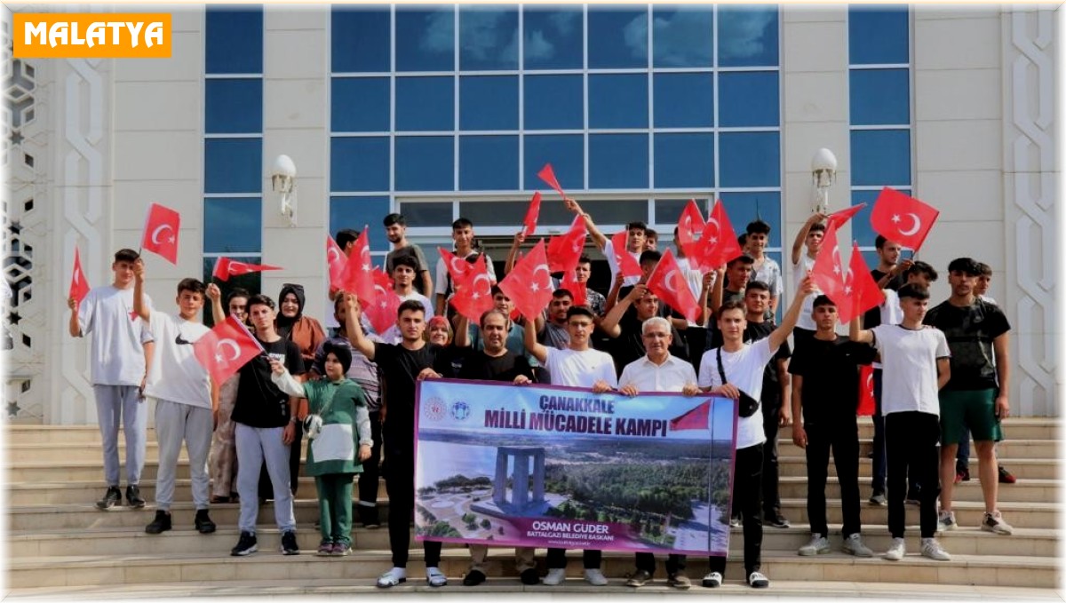 Battalgazili gençler milli mücadele kampına uğurlandı