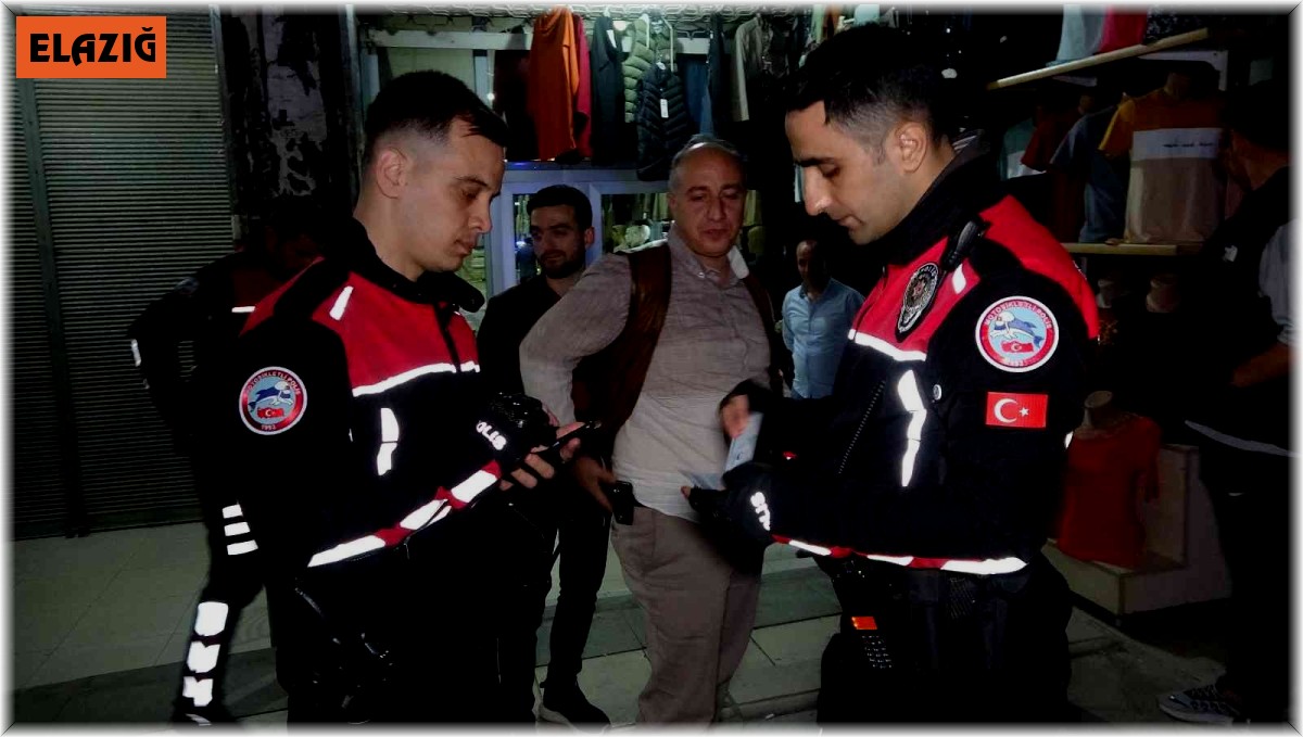 Bayram öncesi Elazığ polisinden geniş çaplı denetim
