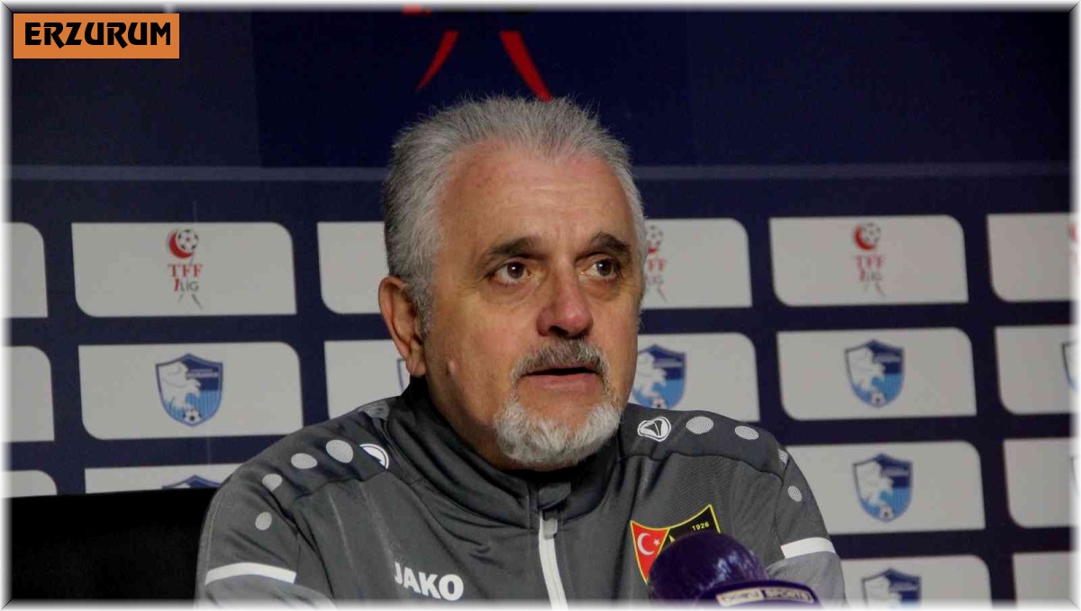 BB Erzurumspor - İstanbulspor maçının ardından