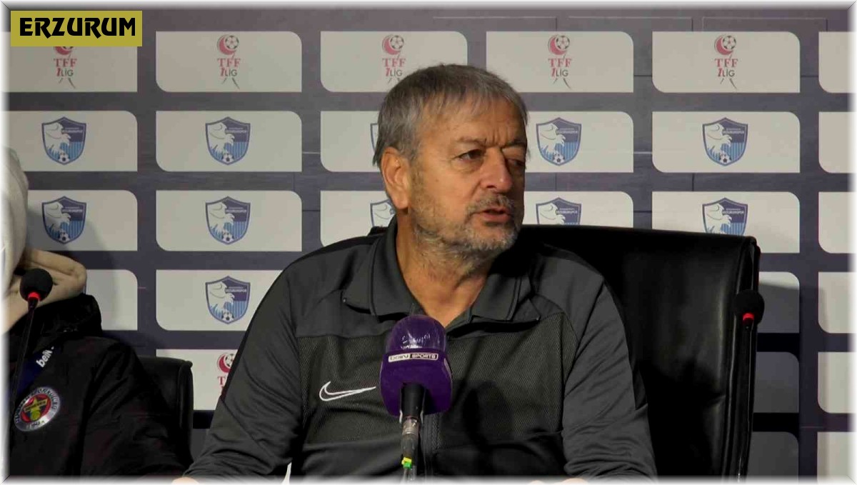 BB Erzurumspor - Menemenspor maçının ardından