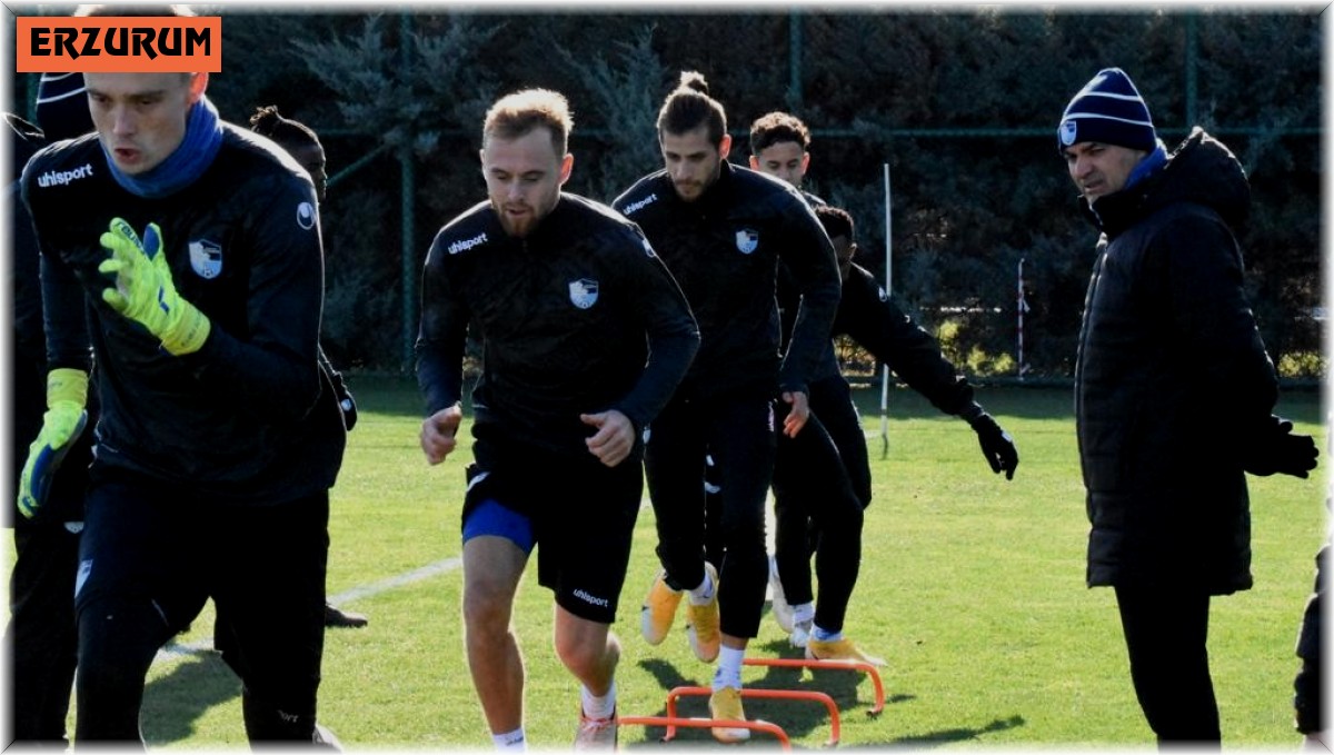 BB Erzurumspor Tuzlaspor maçı hazırlıklarını tamamladı