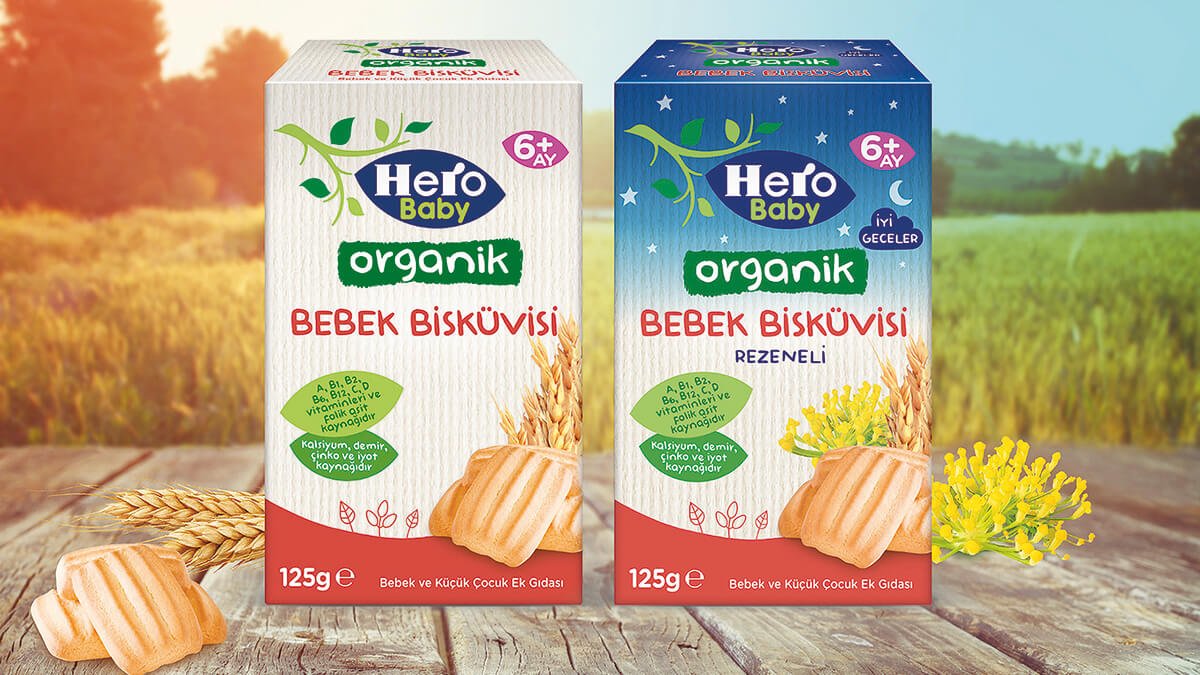 Bebek Kahvaltısının Vazgeçilmez Üyesi: Hero Baby Organik Bebek Bisküvisi