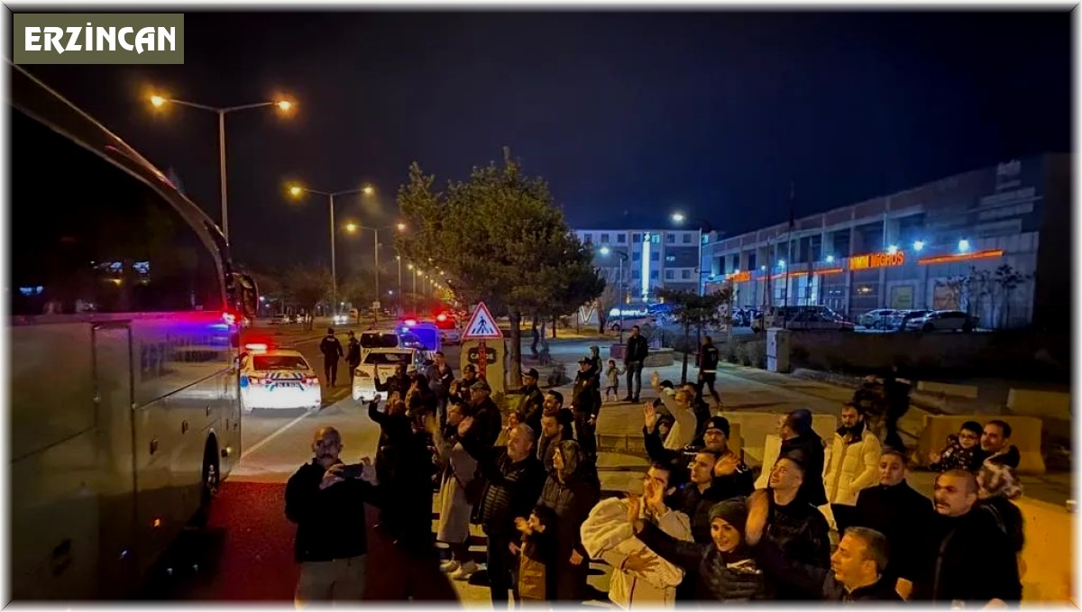 Bekçiler Erzincan'dan deprem bölgesine uğurlandı