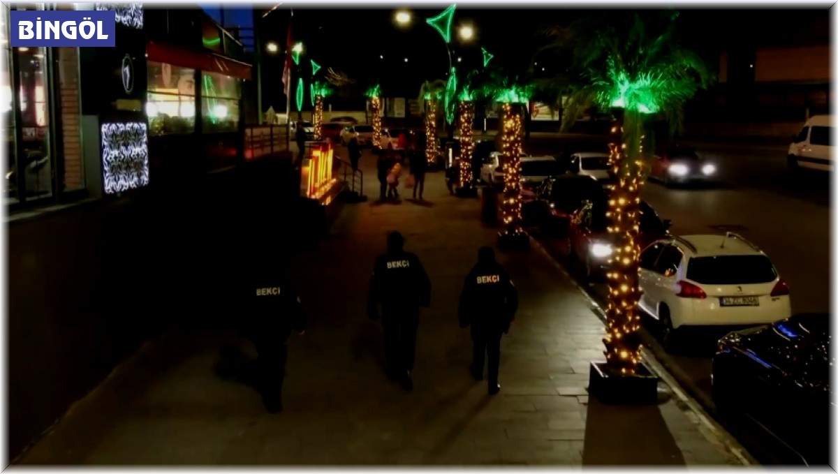 Bekçiler halkın huzuru ve güvenliği için görev başında