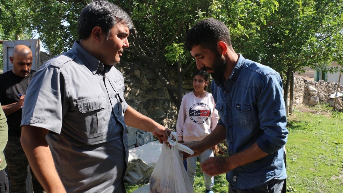 Belçika'da yaşayan hayırseverlerin kurbanlıkları Diyadin'de kesildi