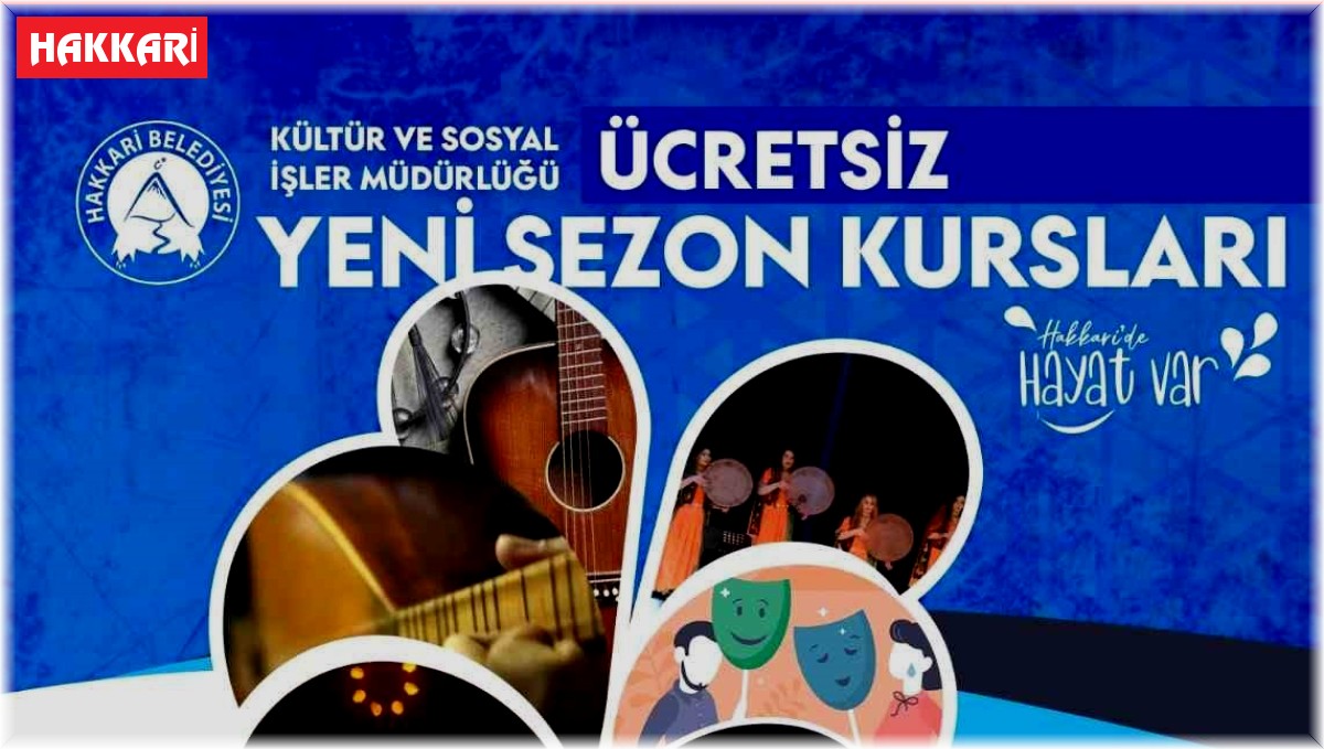 Belediyenin yeni dönem ücretsiz kursları başladı