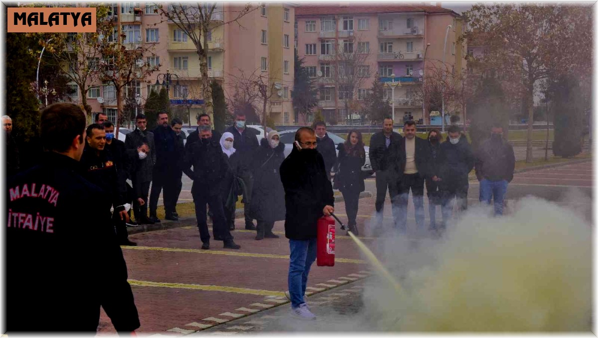 BELSOS Personellerine yangın eğitimi verildi
