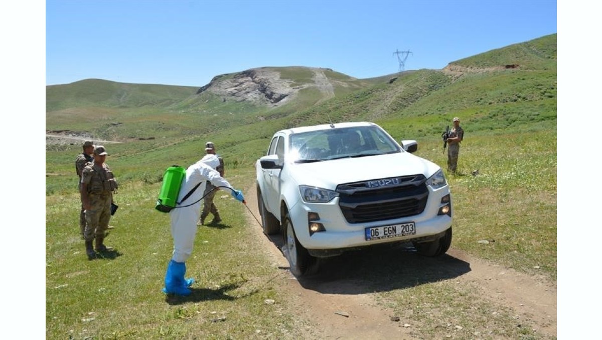 Berçelan Yaylası'nda şap tatbikatı