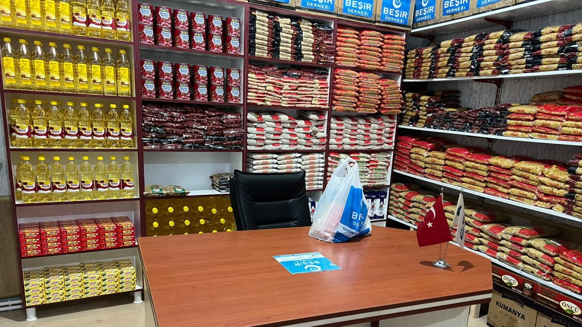 Beşir Derneği Ağrı'da Depremzedeler İçin Sosyal Market Açtı