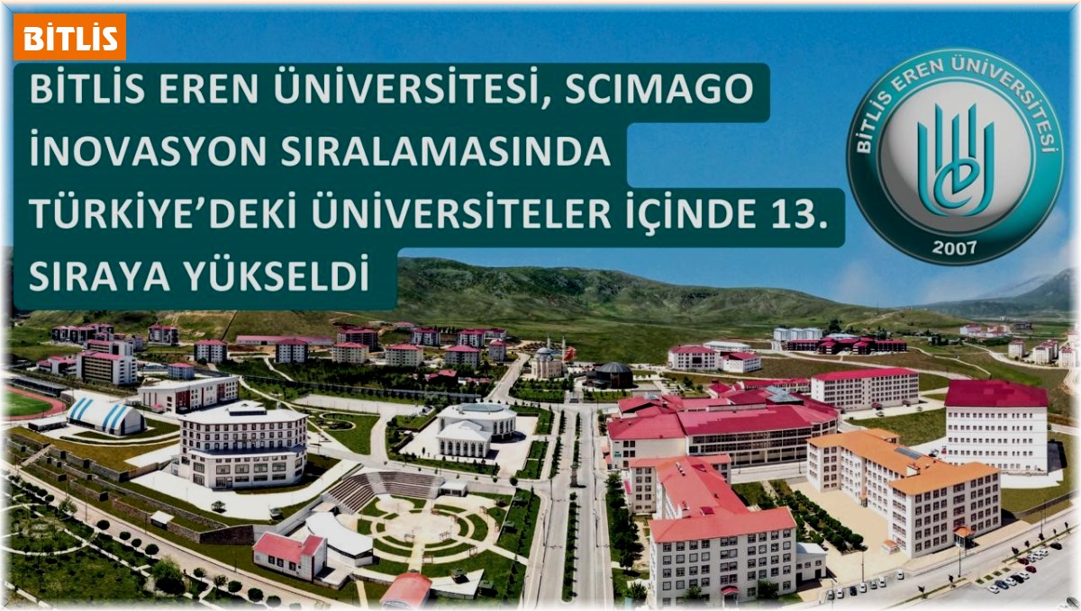 BEÜ, SCIMAGO İnovasyon sıralamasında 13'üncü sıraya yükseldi