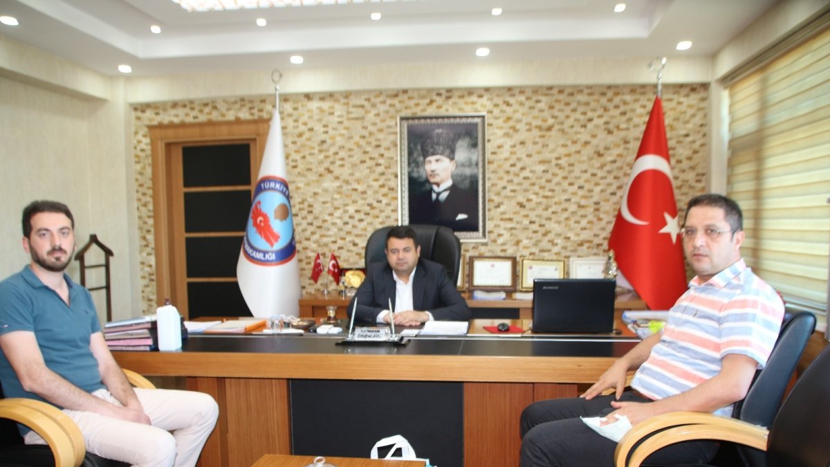 BİK Diyarbakır Şube Müdürü Başeğmez'den Kaymakam Avcı'ya ziyaret