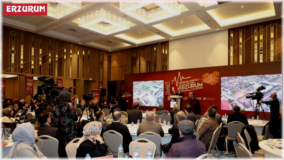 Bilimin kalbi Erzurum Deprem Çalıştayı'nda attı