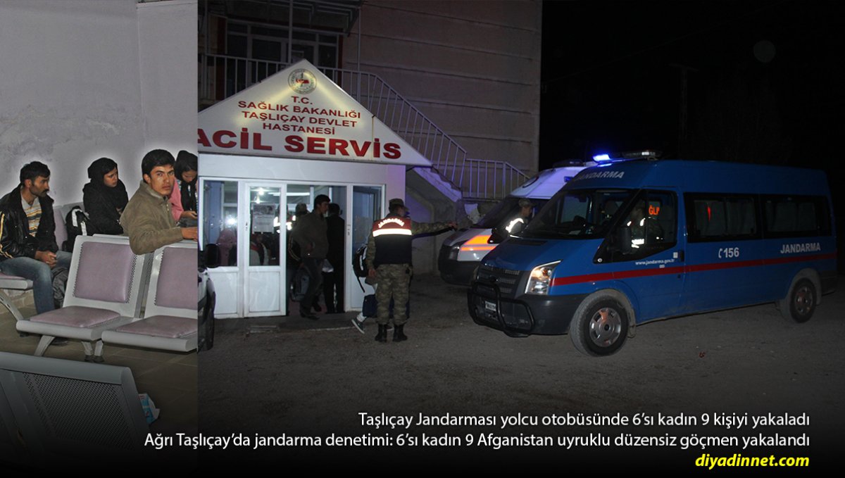 Bin Dolarlık Umut Yolculuğu Ağrı'da Bitti: Taşlıçay'da 9 Afgan Yakalandı