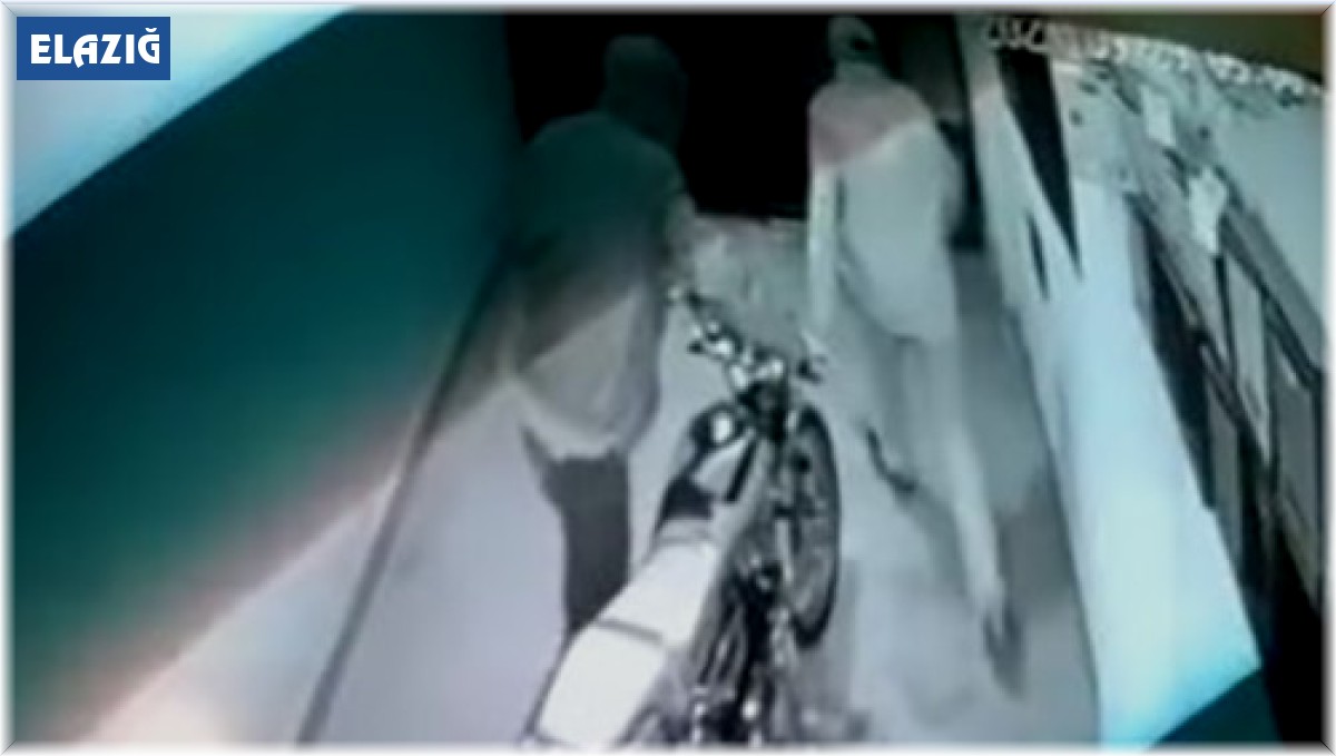 Binadan motosiklet hırsızlığı kameraya yansıdı