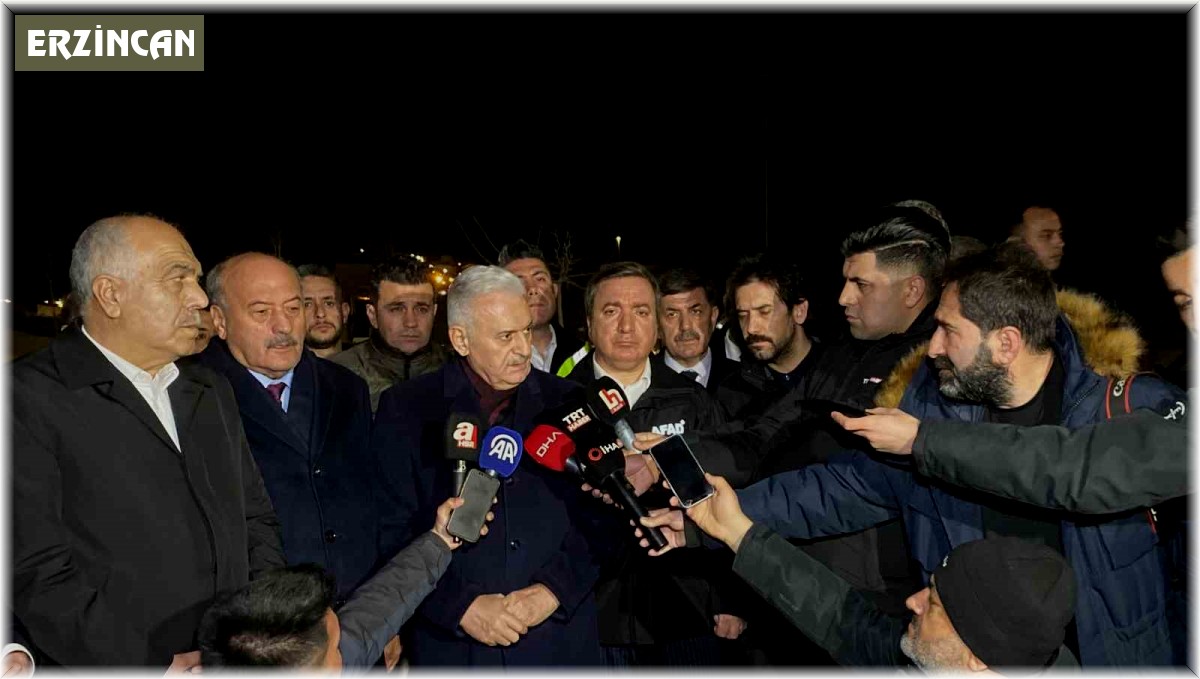 Binali Yıldırım: "Kurtarma çalışmaları gece de termal kameralar yardımıyla devam ediyor"