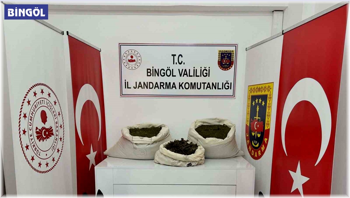 Bingöl 57 kilo uyuşturucu ele geçirildi